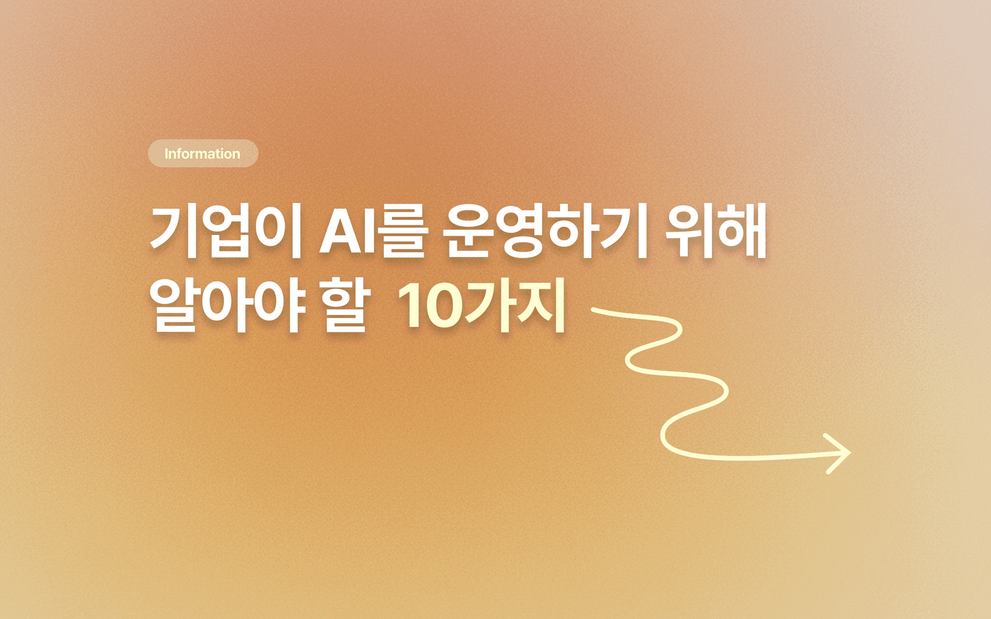 기업이 AI 인프라 운영을 하기 위해 알아야 할 10가지