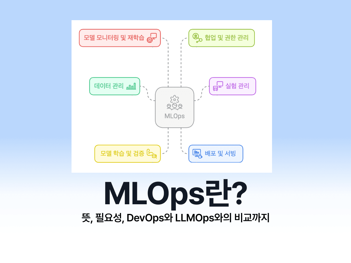 MLOps란? AI 프로젝트에 필요한 이유와 구축 방법