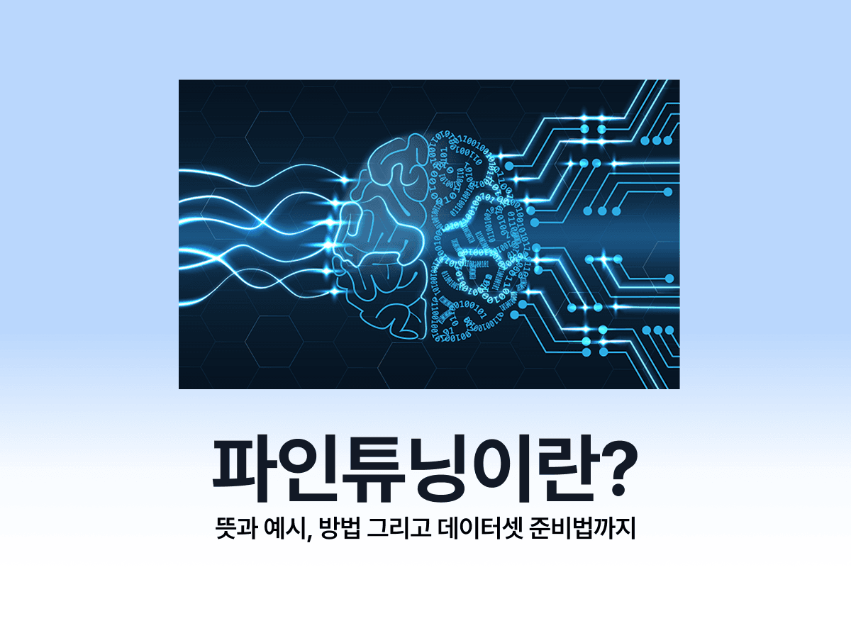 파인튜닝(Fine-tuning)이란? - 뜻, 예시, 데이터셋 준비법